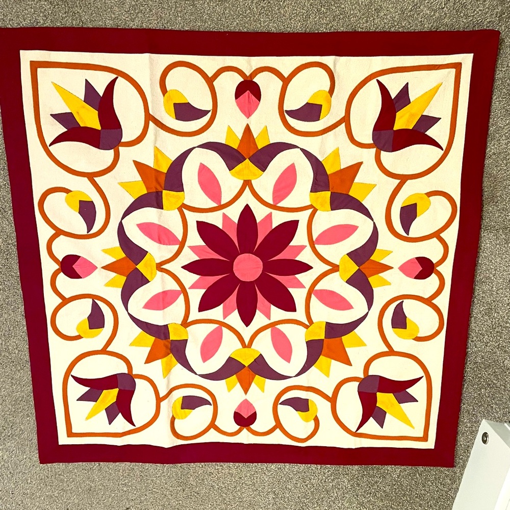 Large handmade cushion cover